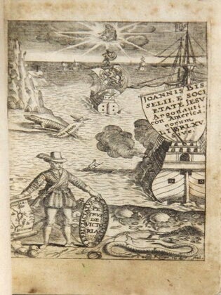 Item #9800 Joannis Bissilii ... Argonauticon Americanorum, sive historiae periculorum Petri De...